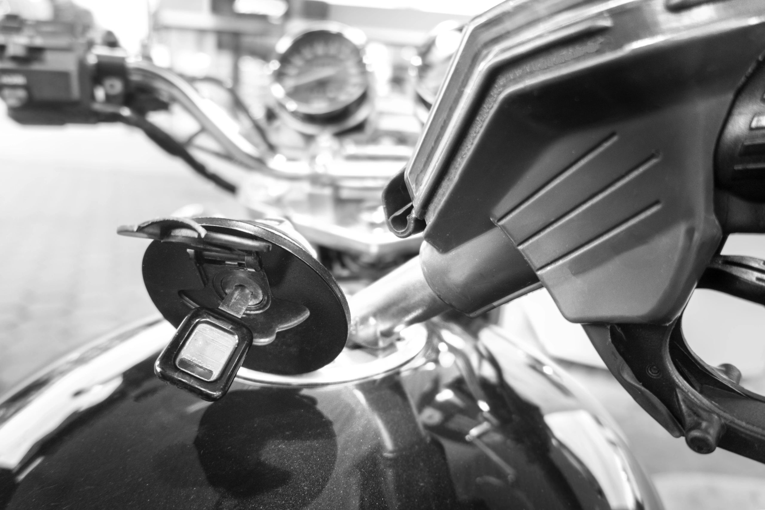 Motocicleta pronta para uso urbano e profissional